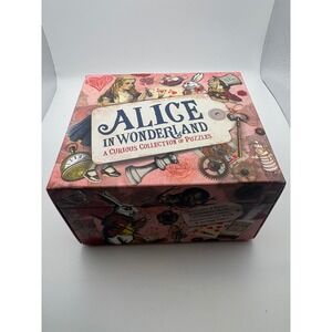 Alice in Wonderland A Curious Collection of Puzzles Sterling Innovation Game Box